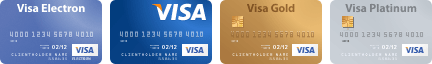 Принимаются все виды платежных карточек VISA Принимаются все виды платежных карточек VISA